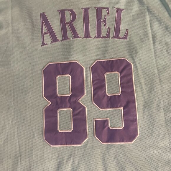 Walt Disney World Ariel 89 Baseball Jersey XXL • NEW WITH TAGS - Picture 7 of 8